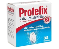 Protezų tabletės, Protefix Aktyvios, su 32 tabletėmis