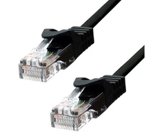 „ProXtend“ CAT5e U/UTP CU PVC eterneto kabelis, juodas, 15 m, 15 m, Cat5e, U/UTP (UTP), RJ-45, RJ-45, juodas