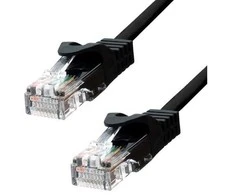 „ProXtend“ CAT5e U/UTP CU PVC eterneto kabelis, juodas, 15 m, 15 m, Cat5e, U/UTP (UTP), RJ-45, RJ-45, juodas