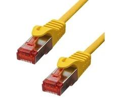 „ProXtend“ CAT6 F/UTP CU LSZH eterneto kabelis, geltonas, 10 m, 10 m, Cat6, F/UTP (FTP), RJ-45, RJ-45, geltonas
