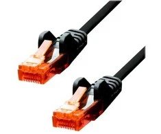 „ProXtend“ CAT6 U/UTP CCA PVC eterneto kabelis, juodas, 20 m, 20 m, Cat6, U/UTP (UTP), RJ-45, RJ-45, juodas