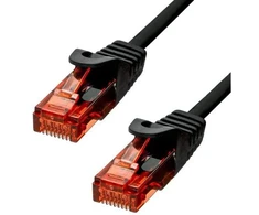 „ProXtend“ CAT6 U/UTP CU LSZH eterneto kabelis, juodas, 7 m, 7 m, Cat6, U/UTP (UTP), RJ-45, RJ-45, juodas