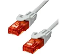 „ProXtend“ CAT6 U/UTP CU LSZH eterneto kabelis, pilkas, 25 cm, 0,25 m, Cat6, U/UTP (UTP), RJ-45, RJ-45, pilkas