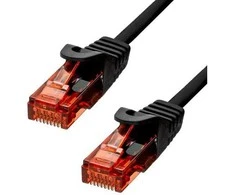 „ProXtend“ CAT6 U/UTP CU LSZH eterneto kabelis, juodas, 7 m, 7 m, Cat6, U/UTP (UTP), RJ-45, RJ-45, juodas