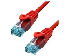 „ProXtend“ CAT6A U/UTP CU LSZH eterneto kabelis, raudonas, 30 cm, 0,3 m, Cat6a, U/UTP (UTP), RJ-45, RJ-45, raudonas