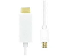 „ProXtend Mini Displayport 1.2“ į HDMI 5M, baltas, 5 m, „Mini DisplayPort“, HDMI, kištukas, kištukas, tiesus