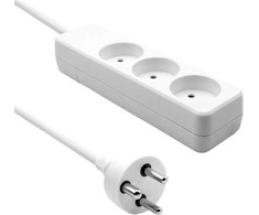 ProXtend ProXtend Danish Power Strip 3-way 15M Baltas