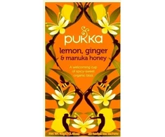 Pukka Arbata Citrinų ir imbierų su Manuka medumi, 20 pakelių