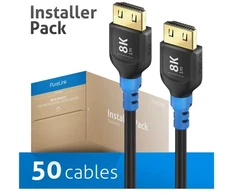 „PureLink FlexInstall“ HDMI kabelis 8K, 1,00 m – diegimo rinkinys, 50 vnt.