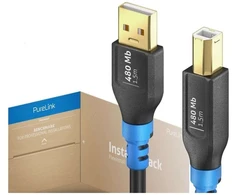 „PureLink FlexInstall“ USB-A–USB-B laidas, USB 2.0, 480 Mbps, 1,50 m – diegimo rinkinys, 40 vnt.