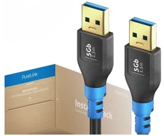„PureLink FlexInstall“ USB-A–USB-A laidas, USB 3.0, 5 Gbps, 1,50 m – diegimo rinkinys, 35 vnt.