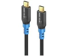 „PureLink FlexInstall“ USB-C–USB-C keitiklis USB4 Gen2x2 20 Gbps 100 W 1,00 m – diegimo rinkinys, 40 vnt.
