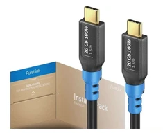 „PureLink FlexInstall“ USB-C–USB-C keitiklis USB4 Gen2x2 20 Gbps 100 W 1,50 m – diegimo rinkinys, 35 vnt.