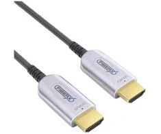 Purelink FiberX FX-I350-010, 10 m, HDMI A tipo (standartinis), HDMI A tipo (standartinis), 18 Gbit/s, Juoda, Pilka