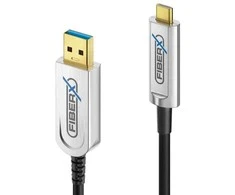 „PureLink FiberX“ serija – USB 3.1 šviesolaidinis kabelis – USB-A USB-C – hibridinis – 10 m