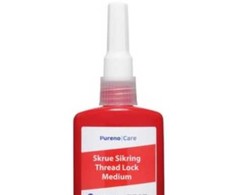 Pureno As „Pureno“ srieginis sandariklis 50 ml – naudojamas vidutinio stiprumo sandarinimui, kurio stiprumas yra 21–26 Nm.