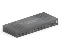 „PureTools PT-SP-HD18-48G“, HDMI, 8x HDMI, 3,5 mm, 7680 x 4320 pikselių, Juoda, Plienas
