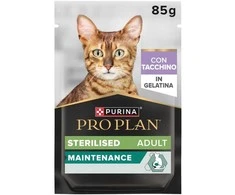 Purina Nestle Purina Pro Plan Sterilised Adult Maintenance kalakutiena in jelly – šlapias kačių maistas – 85g