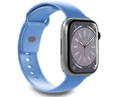 PURO ICON, Laikrodžio dirželis, Apple, Apple Watch 42-44-45-49 mm, Silikoninis, Metalinis, S/M/L