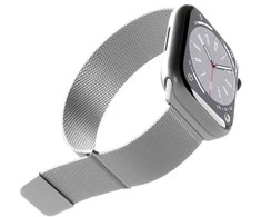 Puro ‘MILANESE’ apyrankė Apple Watch 42-44-45-49m, argento