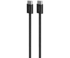 PURO PUCCCFABK415MTBLK, 1.5 m, USB C, USB C, USB 2.0, 0.48 Gbit/s, Juodas