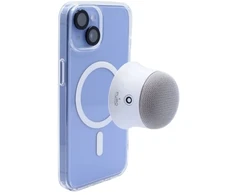 PURO Compact Mag Go garsiakalbis, nešiojamas stereo, suderinamas su MagSafe, baltas