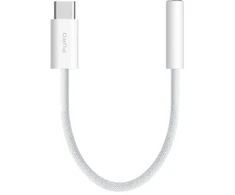 Puro USB-C adapteris prie lizdo 3,5 mm, 15 cm, baltas