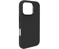 Puro Icon Mag Pro MagSafe Silicone dėklas skirtas Apple iPhone 16 Pro – juodos spalvos