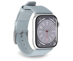 PURO PUAW40ECLASSICLBLUE, Laikrodžio dirželis, Apple, Apple Watch, Oda, Metalas, Sidabras