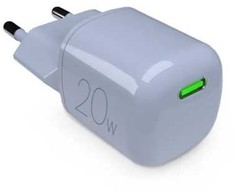 Įkroviklis Puro PURO MiniPro Wall Charger GaN - Įkroviklis jungiama į tinklą 1 x USB-C 20W PD (mėlyna)