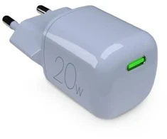 Įkroviklis Puro PURO MiniPro Wall Charger GaN - Įkroviklis jungiama į tinklą 1 x USB-C 20W PD (mėlyna)