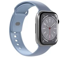 Puro „ICON” silikoninė apyrankė Apple Watch 42–44–45-49mm, light mėlynos spalvos