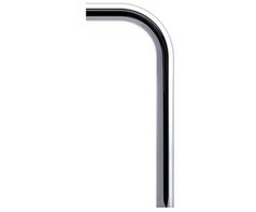PURUS chromuotas drenažo vamzdis 32x160x600 90° kampas, ABS plastikas