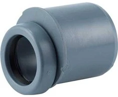 Purus „Jotiflex“ redukcinis antgalis 50–32 mm – trumpas, pilkas