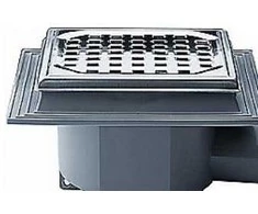 Purus Mini maxi kriauklės dubuo 50 mm - su vandens sifonu, su grotelėmis, betonui