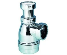 Purus vandens sifonas 32 mm x 114" su teleskopiniu vamzdžiu, chromuotas PP