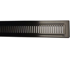 PURUS PVD apdoroti juodi nerūdijančio plieno grotelės ir rėmas RIB 900 mm