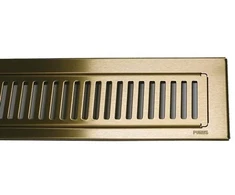 PURUS PVD apdorotas žalvarinis nerūdijančio plieno tinklelis ir rėmas RIB 900 mm