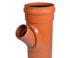 PVC vamzdis su atšaka 45° 250x160mm - Wavin