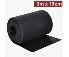 Quadrios 24CA312 Lipni juosta surišimui, lipni dalis, ilgis x plotis 3 m 10 cm, juoda, 3 (24CA312)