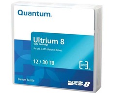 Quantum MR-L8MQN-01, Tuščia duomenų juosta, LTO, 12 TB, 30 TB, 2.5:1, Raudona