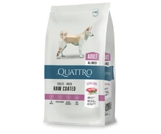 QUATTRO Extra su ėriena sausas šunų pašaras, 3kg
