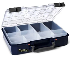 „raaco CarryLite 80 4x8-9“, Mėlyna, Polikarbonatas (PC), Polipropilenas (PP), 337 mm, 278 mm, 79 mm, 987 g