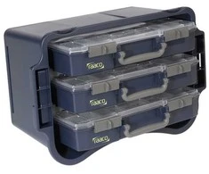 „raaco CarryLite 80“, Įrankių dėžė, Polikarbonatas (PC), Polipropilenas, Mėlyna, Permatoma, 13 kg, Vyris, 413 mm