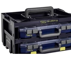 „raaco CarryMore 80x2“, laikiklis, „CarryLite“, Juodas, 386 mm, 278 mm, 241 mm