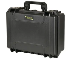 raaco FlightCase 4 lagaminas polipropilenas (PP), atsparus vandeniui, juodas