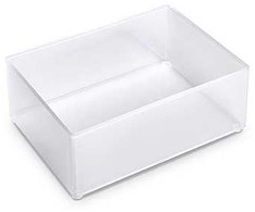 „raaco“ įdėklas 55 A7-1, polipropilenas (PP), permatomas, 79 mm, 109 mm, 47 mm, 30 g