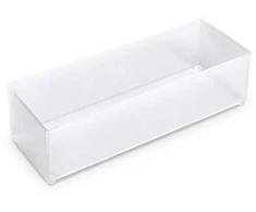 „raaco“ įdėklas 55 A8-2, polipropilenas (PP), permatomas, 55 mm, 157 mm, 47 mm, 40 g