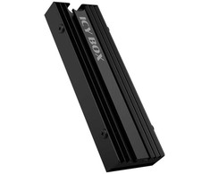 RaidSonic ICY BOX IB-M2HS-PS5, Šilumos kriauklė, PlayStation 5, Juoda, Aliuminis, Silikonas, Sony, PlayStation 5