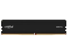 RAM 16 GB Crucial Pro Modul - DIMM 288-PIN Low Profile - 6000 MHz PC5-48000 - CL48 - 1.1 V - ungepuffert - on-die ECC - mattschwarz